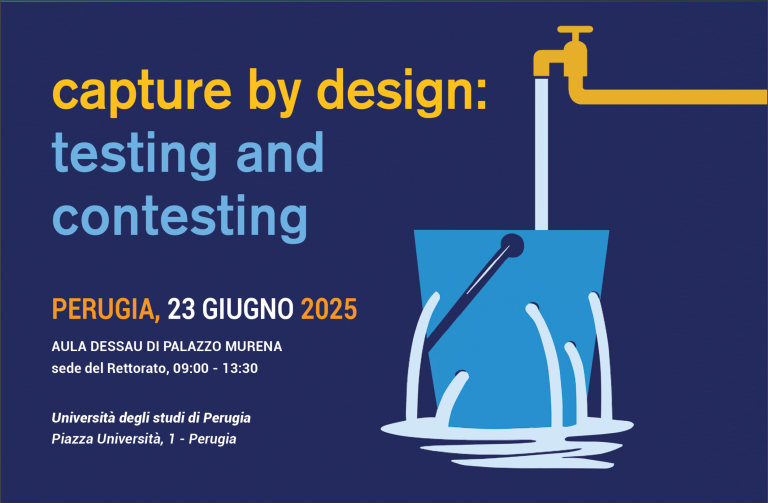 Scopri di più sull'articolo Convegno “Capture by design: testing and constesting”